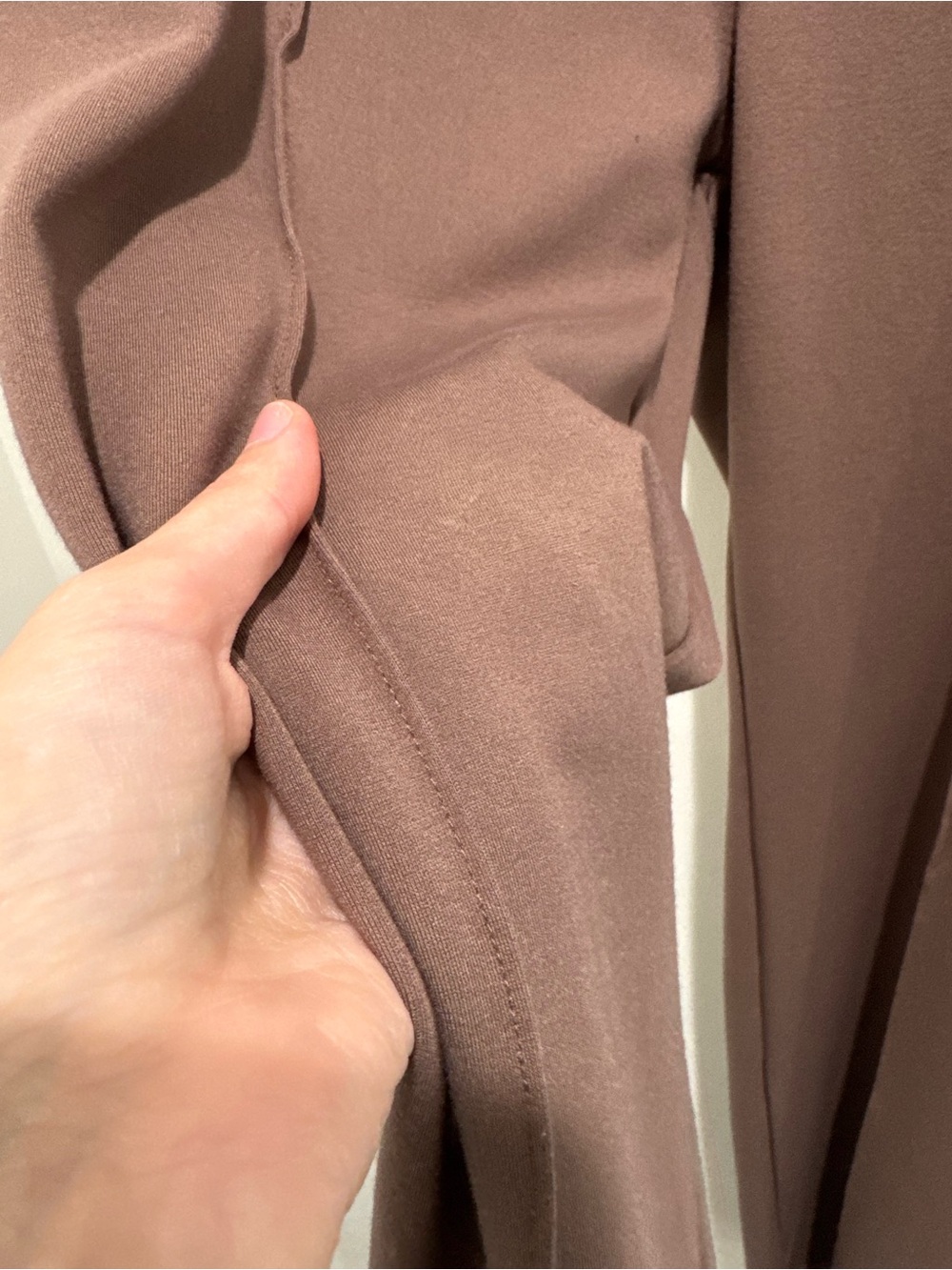 Halara High Waisted Wide Leg Work Pants Brown Pull-On Office Career Pants Medium - Picture 9 of 9